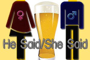 He Said, She Said - Ladies Of Craft Beer Graphic Design by BasicallyRed (Stevie Caldarola)