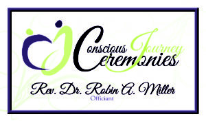CJ Ceremonies Business Card Design by BasicallyRed