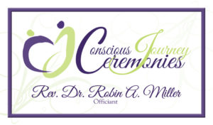 CJ Ceremonies Business Card Design by BasicallyRed