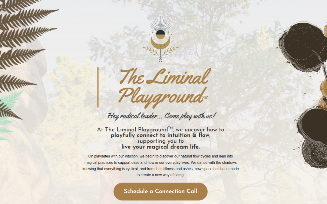 Website for The Liminal Playground